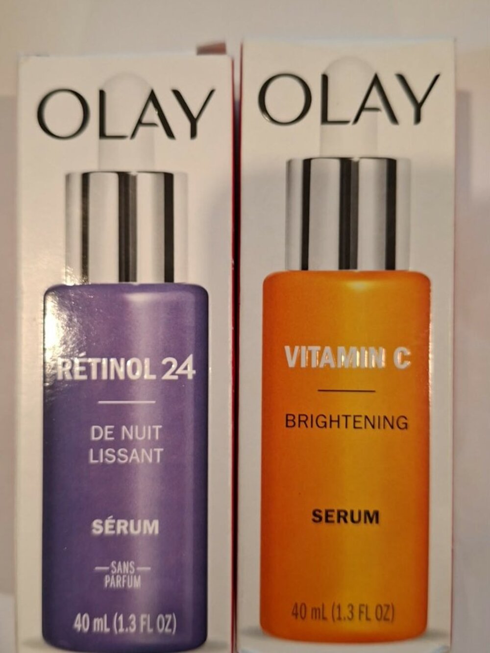 OLAY SERUM RETINOL 24 AND VITAMIN C 2 PACK